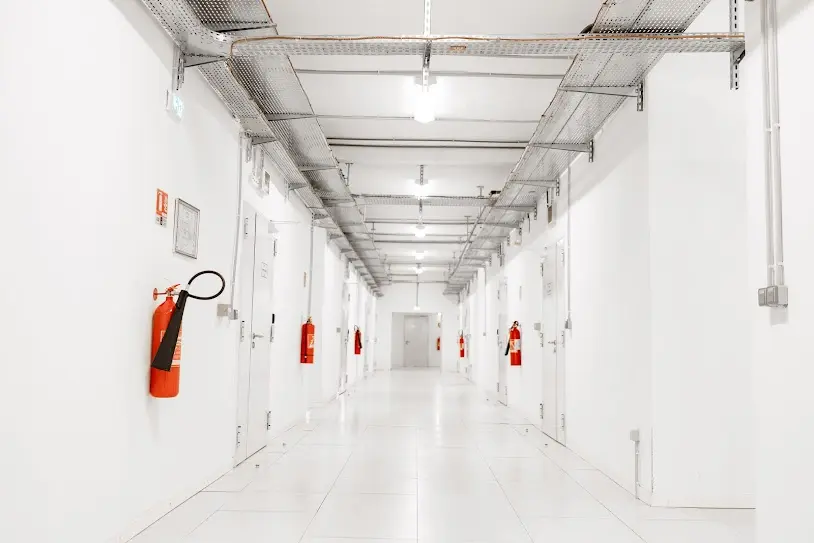 Couloir technique du Lomé Data Centre